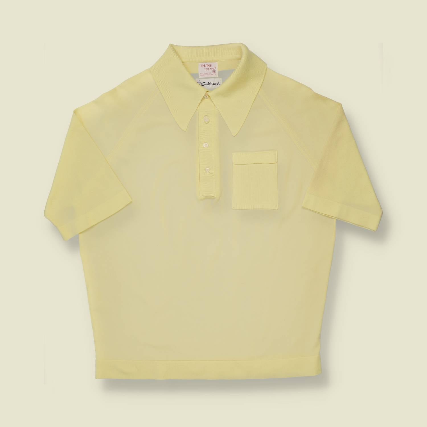 1960s Raglan Sleeve Polo - L