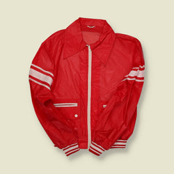 1970s Red Nylon Coach Jacket – S