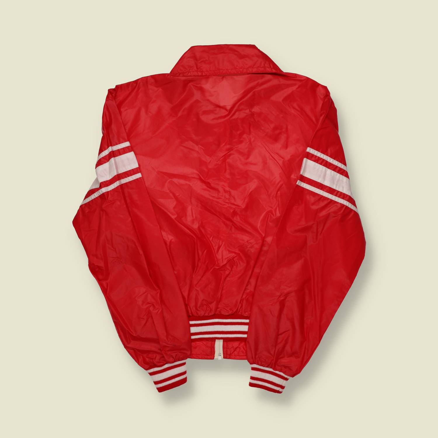 1970s Red Nylon Coach Jacket – S