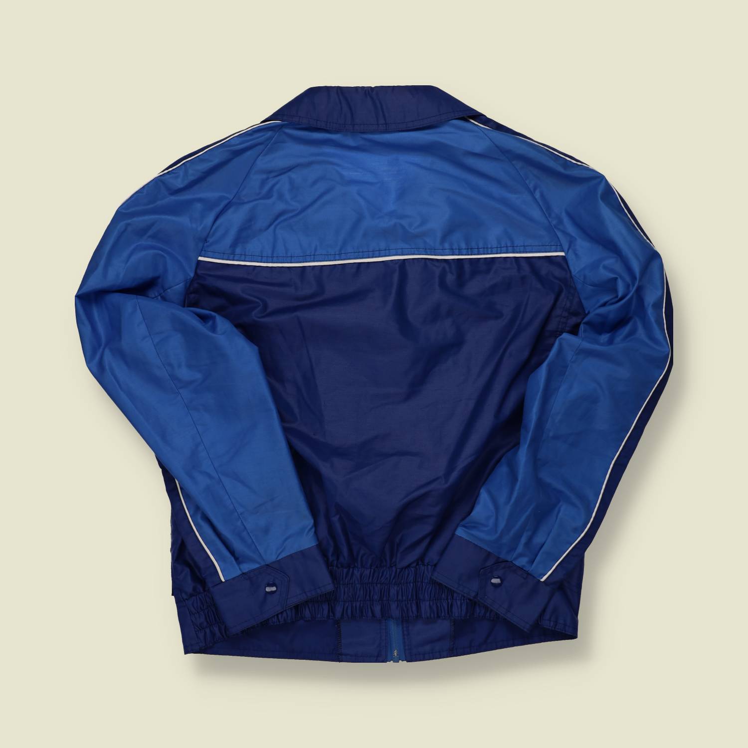 1970s Blue Nylon Zip Jacket – S