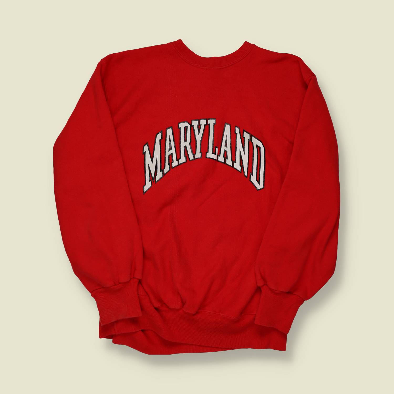1980s–90s Champion Reverse Weave Maryland Sweatshirt – Red - XL