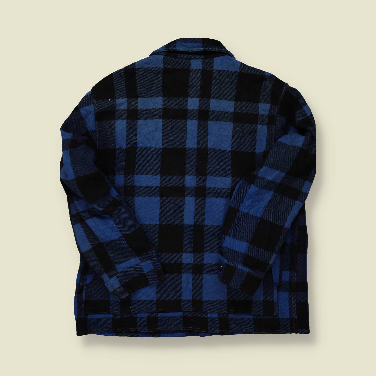 1960s Filson Mackinaw Cruiser – Blue & Black Plaid - M