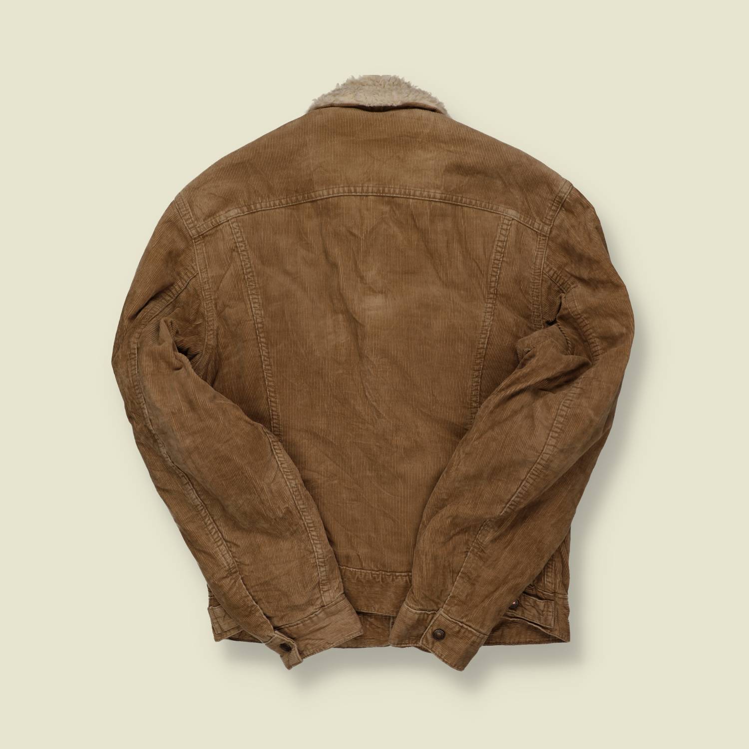 1970s Levi’s White Levi’s Corduroy Sherpa Jacket - S