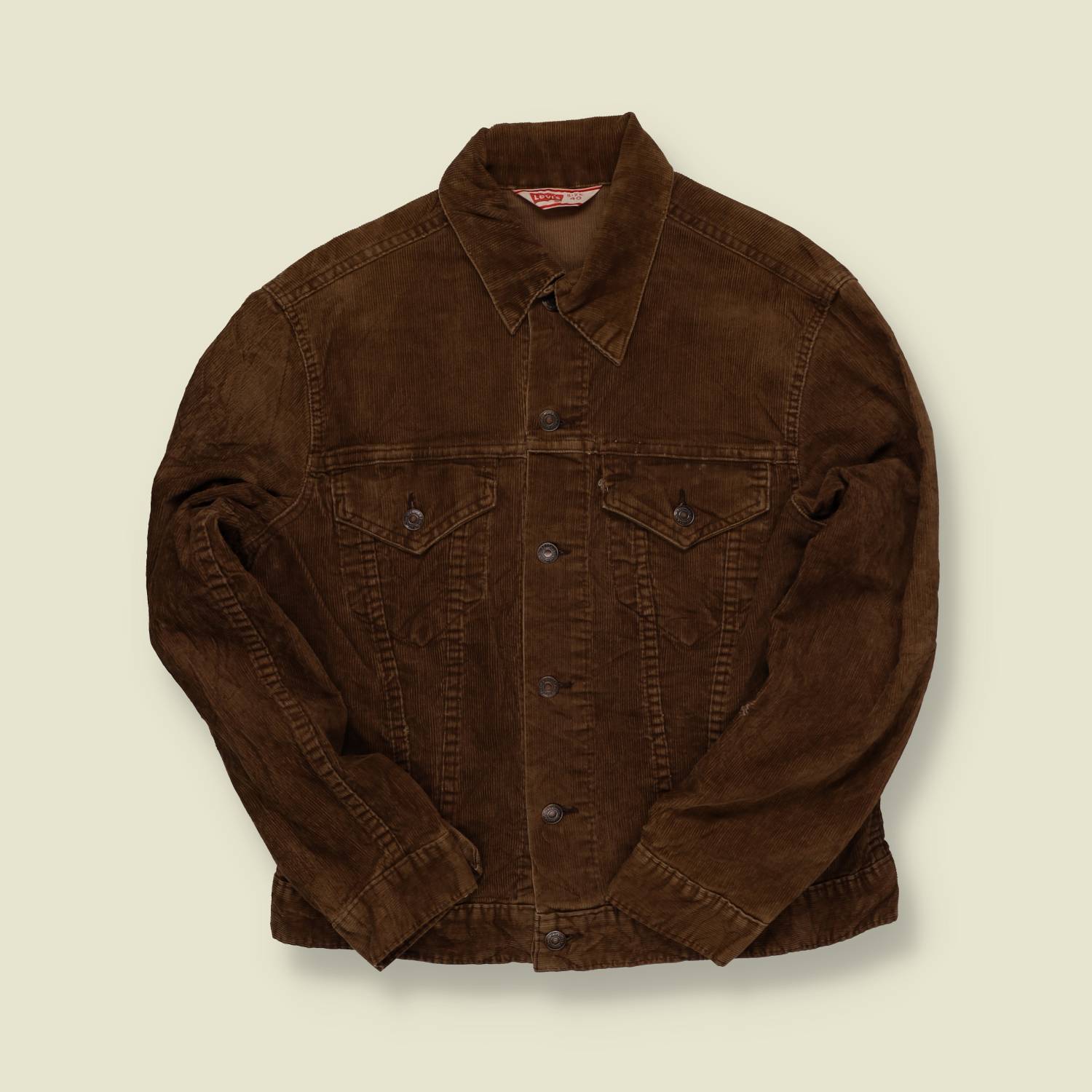 1970s Levi’s Corduroy Trucker Jacket – Brown - S/M