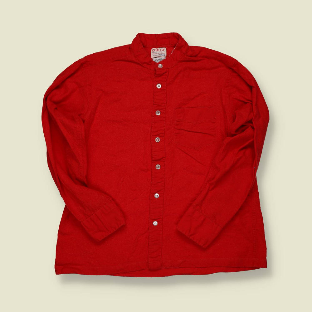 1950s Challa Wool Grandad Shirt - XS/S