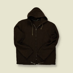 1950s Wool Hooded Zip Jacket - S/M