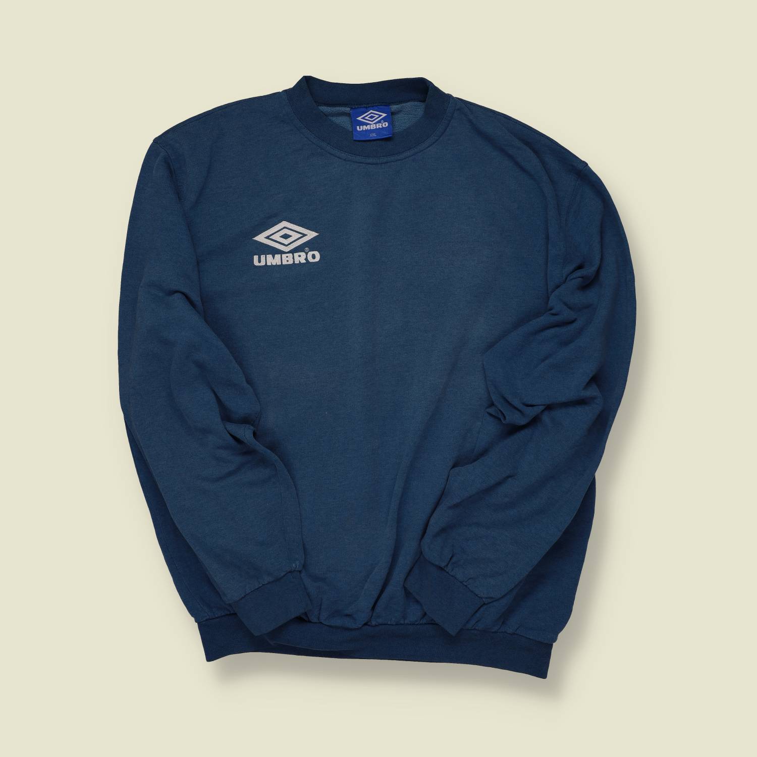1990s Umbro Navy Sweatshirt - XXL