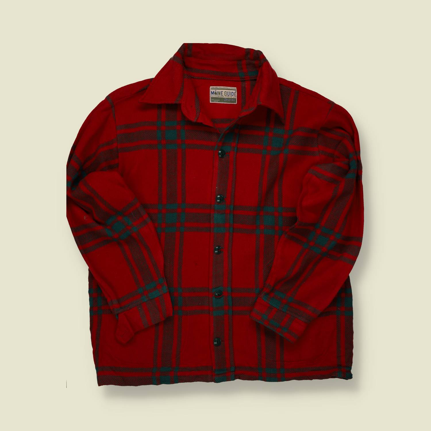 1960s Maine Guide Wool Hunting Shirt – S/M