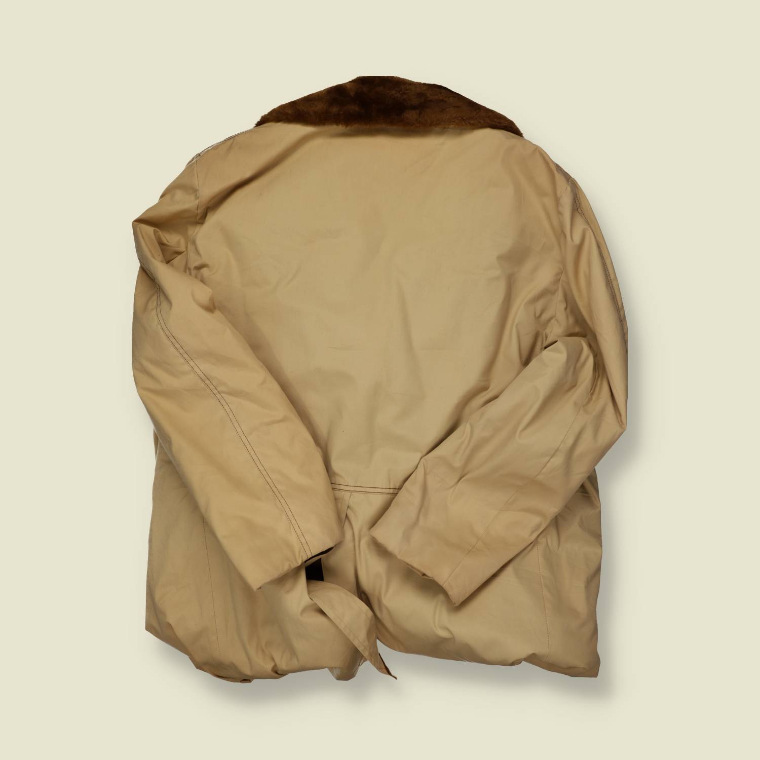1970s Van Heusen Windbreaker Faux Fur Lined Jacket – L/XL