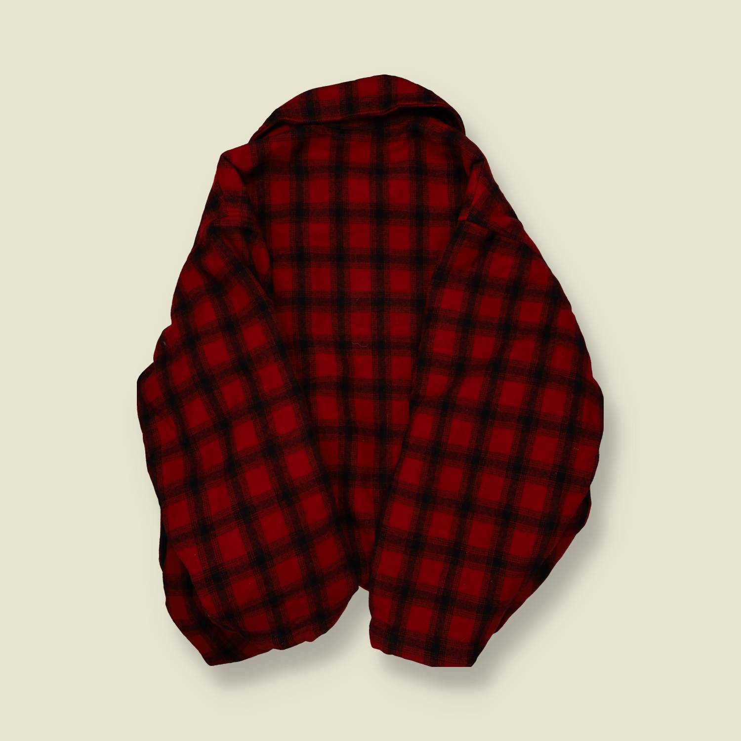 1960s Woolrich Red Plaid Wool Jacket - XXL