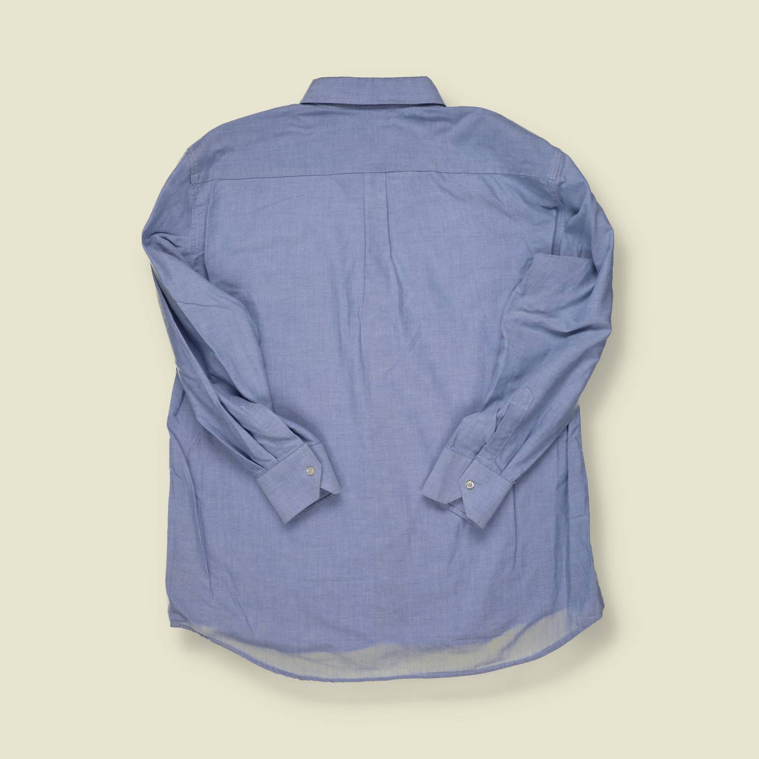 1980s Valentino Blue Oxford Shirt –M/L