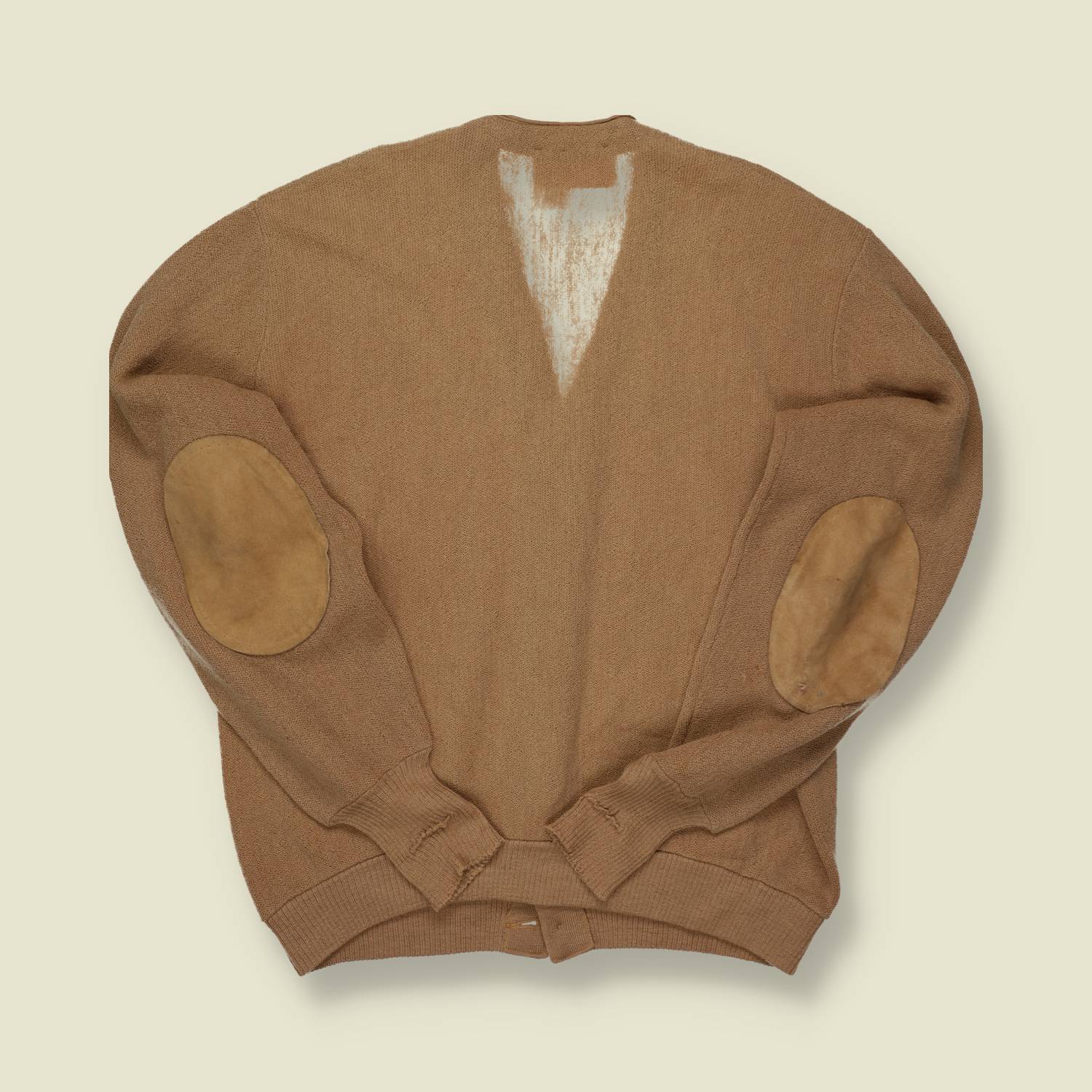 1960s Janzen Golf Collection Tan Wool Cardigan – M