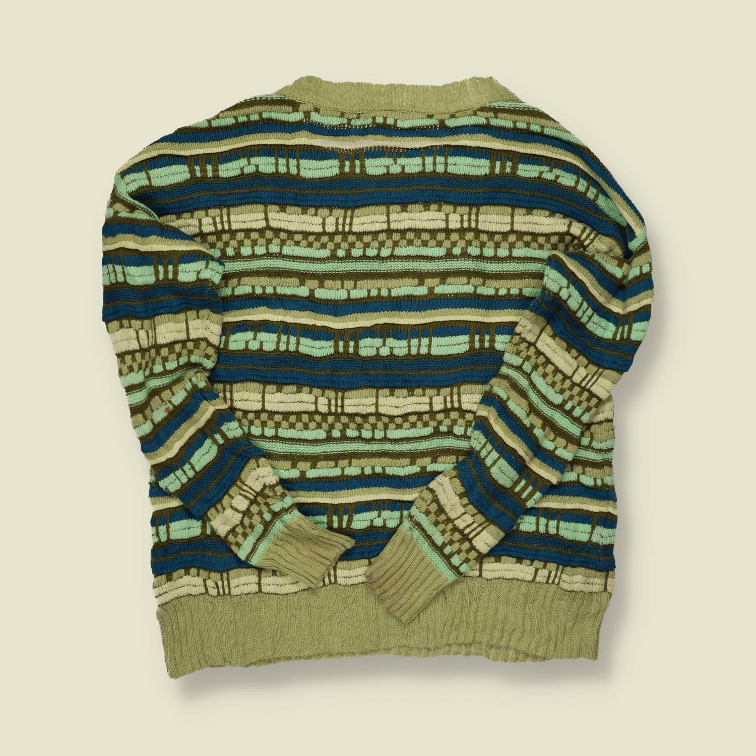 2000s Wild Fable Coogi Style Knit Sweater –M
