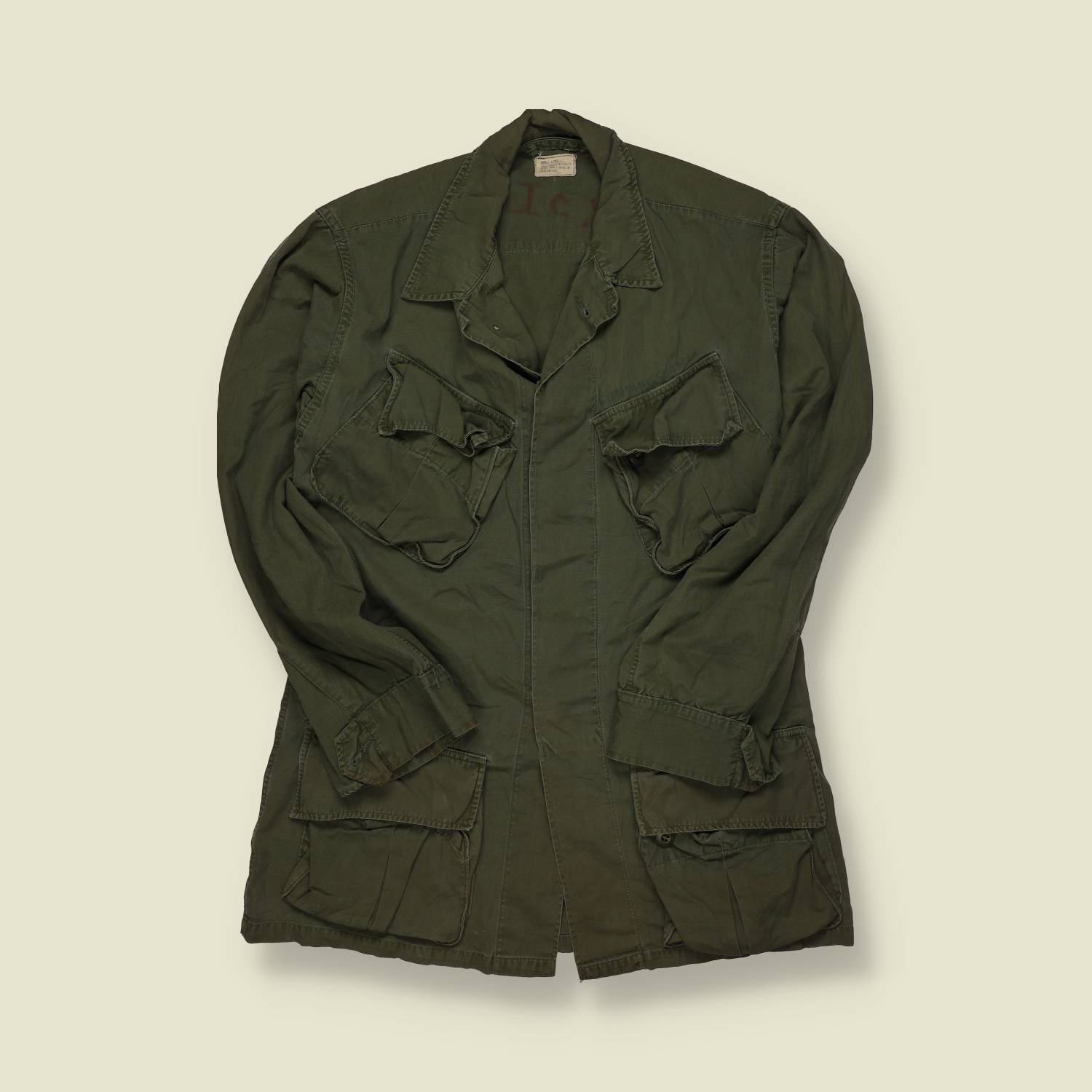 1960s | US Army | OG-107 Vietnam Jungle Jacket – Olive Drab - S