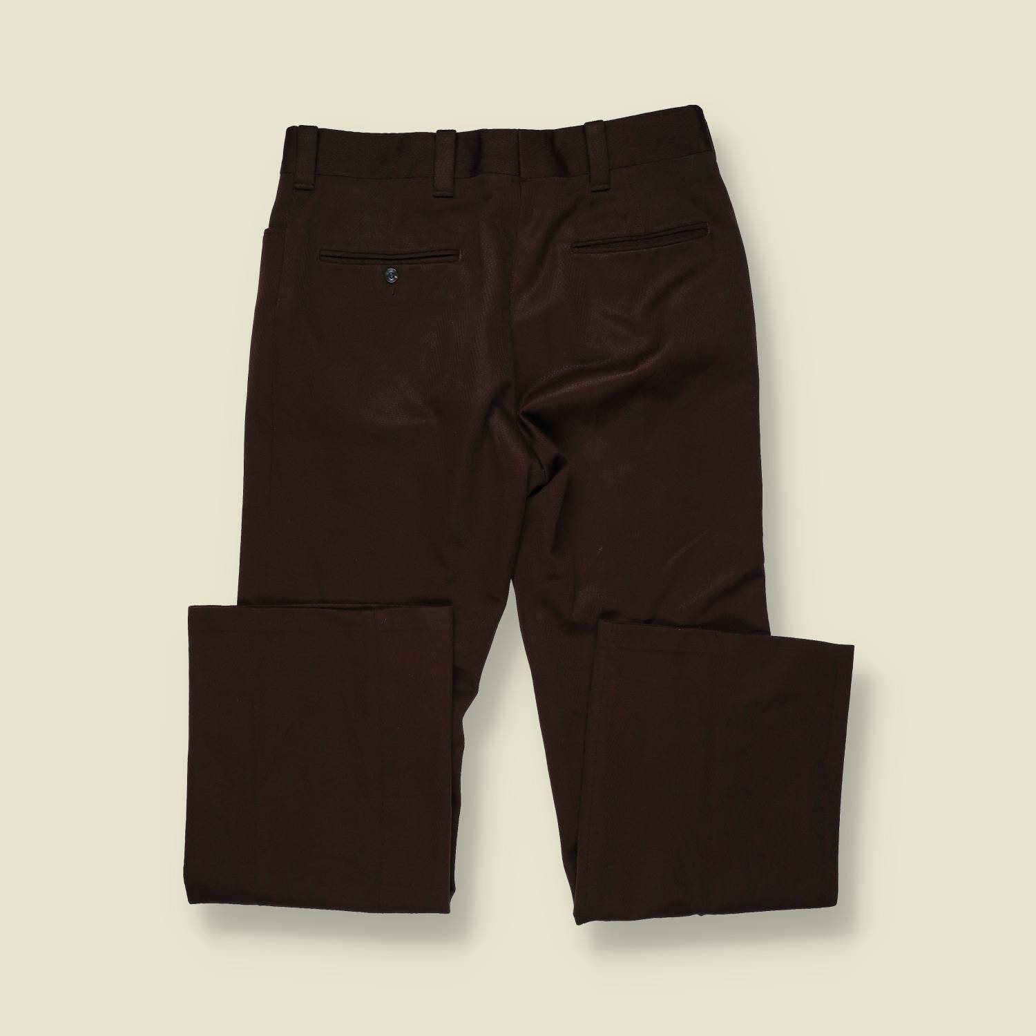 1970s | Levi’s Panatela | Flared Trousers – Chocolate Brown - w30