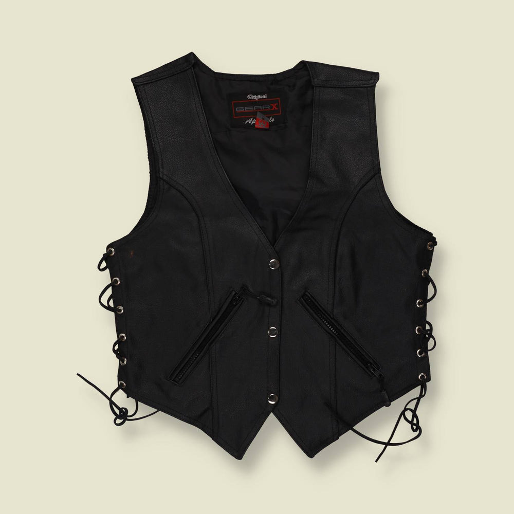 1990s–2000s | Gear X | Leather Gilet - XXS