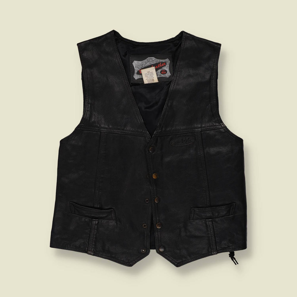 1980s–1990s | The Best | Leather Gilet - S