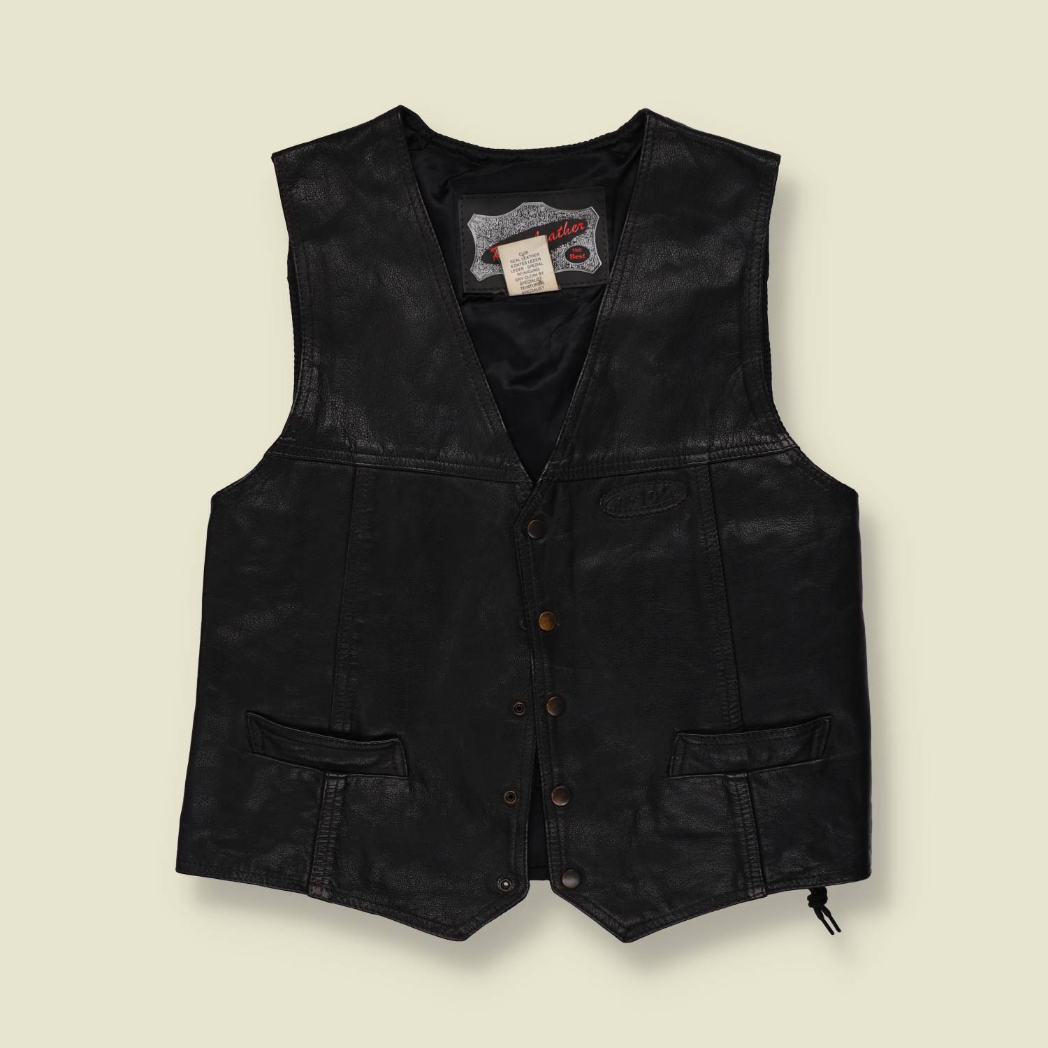 1980s–1990s | The Best | Leather Gilet - S
