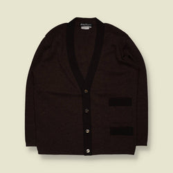 1980s | Italian Made Salvatore Ferragamo | Wool Cardigan - M