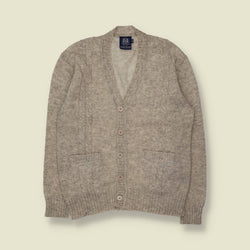 1980s | Lion Rock | Shetland Wool Cardigan - S