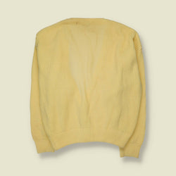 1980s | Rib Knit Cardigan - XL