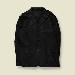 1990s | Leather Jacket - XXL