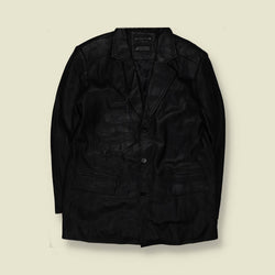 1990s | Authentic | Leather Jacket - XXL