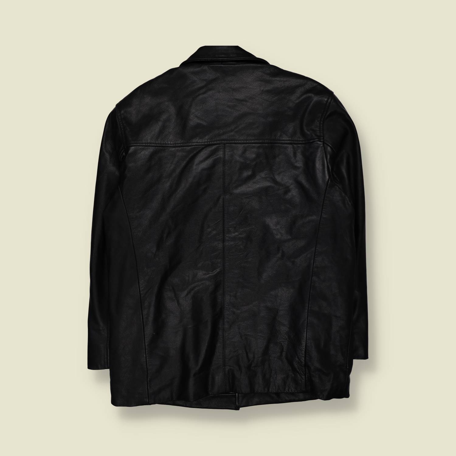 1990s | Hi Design | Heavy Leather Jacket - M