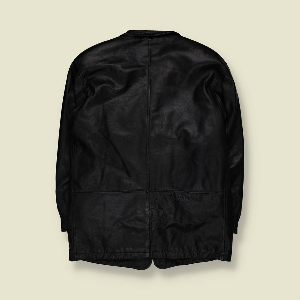 1990s | Henry Morell | Leather Coat - L
