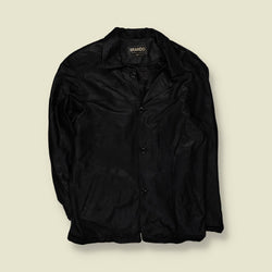 1990s | Brando | Lightweight Leather Jacket - L