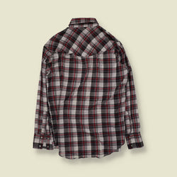 1980s | Ely | Western Shirt | Plaid - M