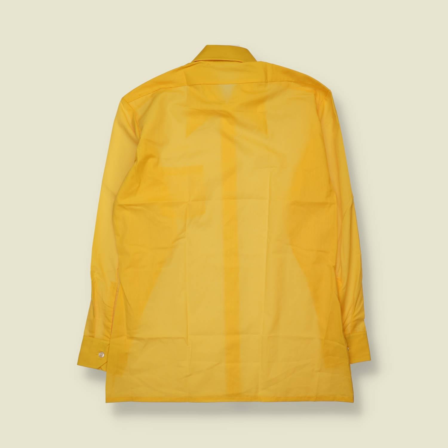 1970s | Deadstock | Poly Cotton Long Sleeve Shirt - XL