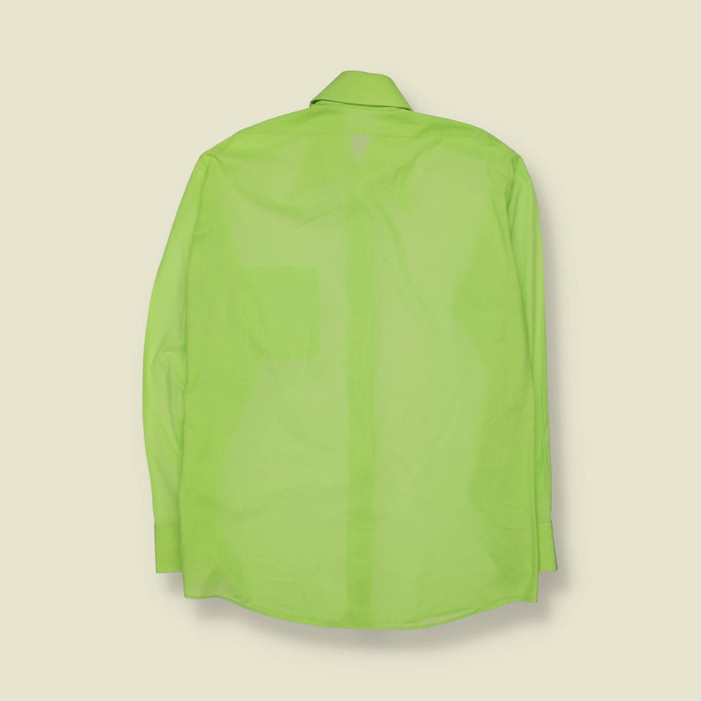 1970s | Long Sleeve Shirt | Green - L