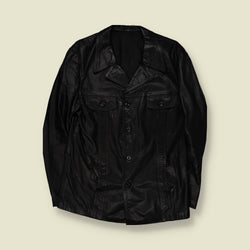 1970s | Leather Jacket | Black - M