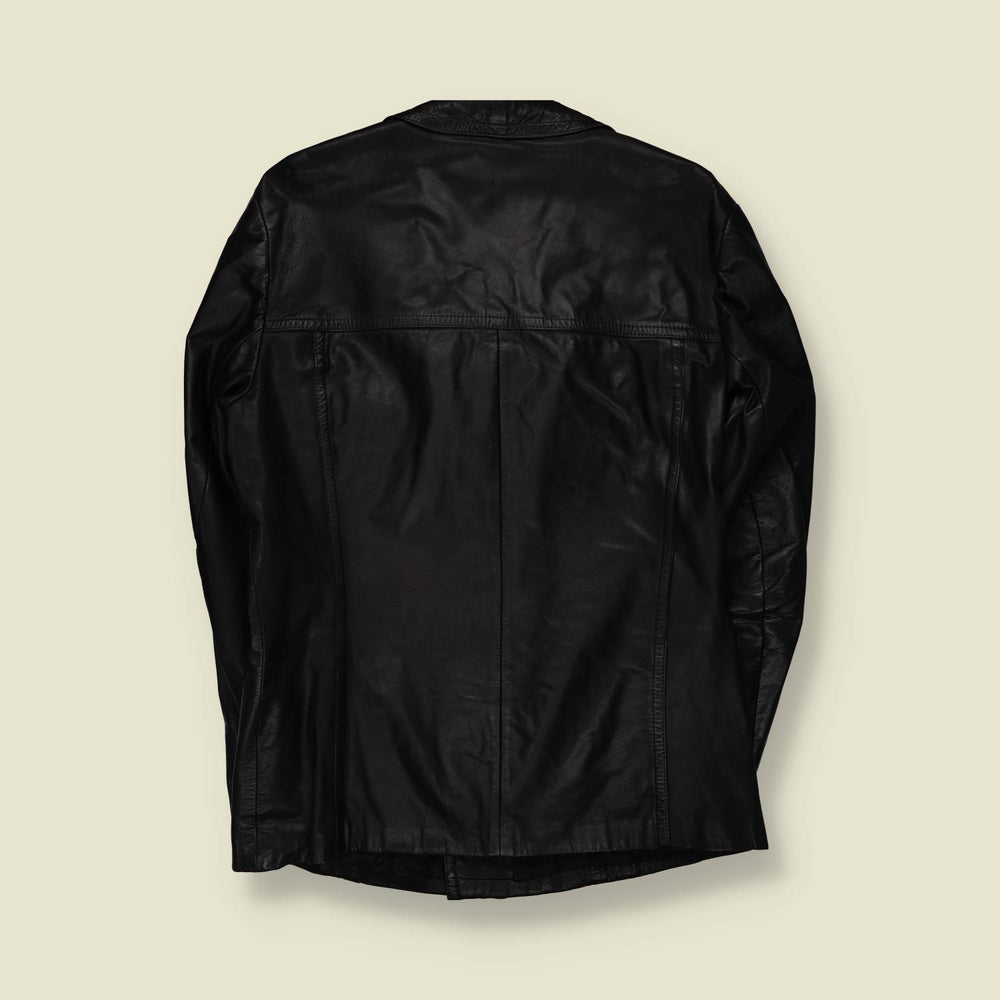 1970s | Leather Jacket | Black - M