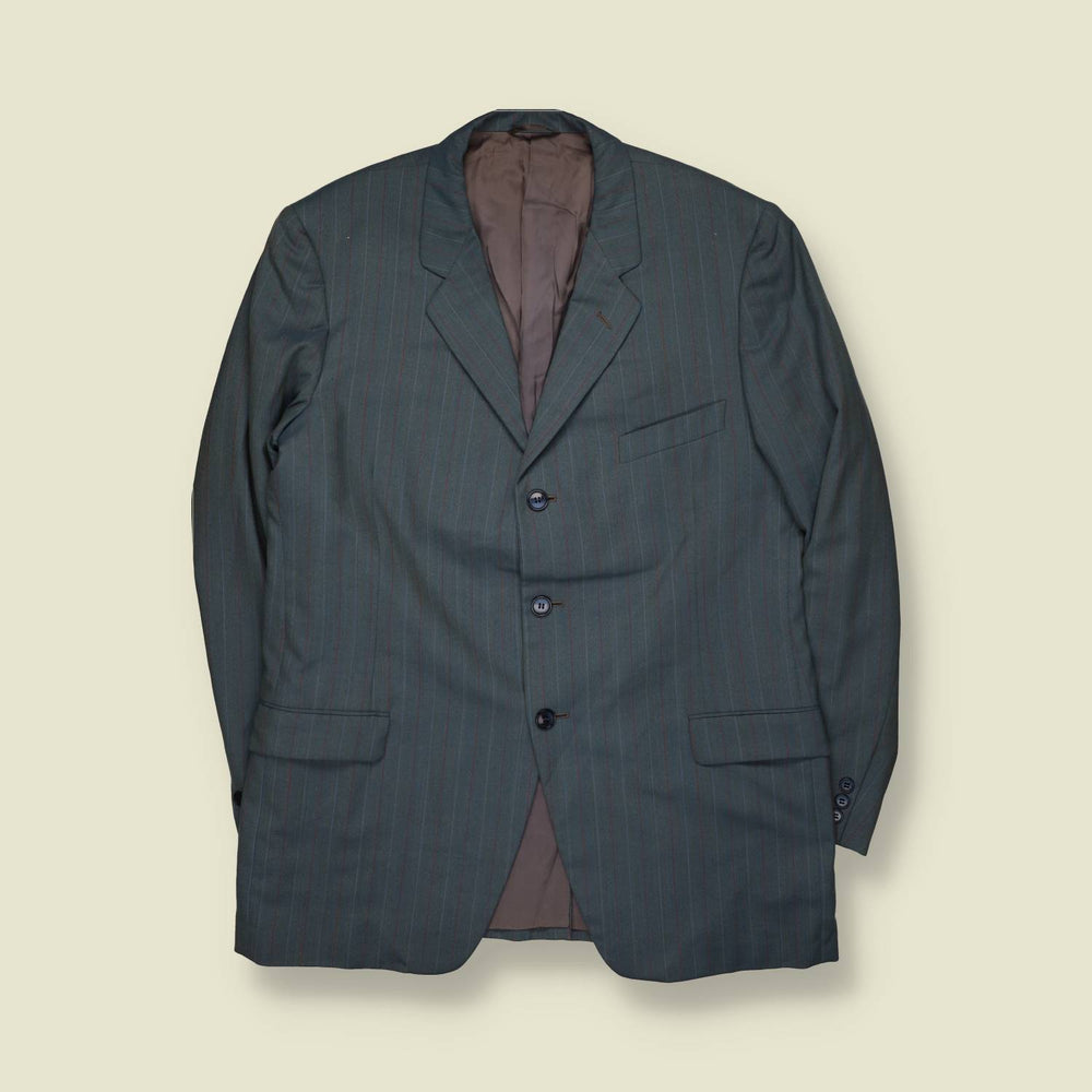 1970s | Fuse D’Oro | Pinstripe Blazer | Grey - M