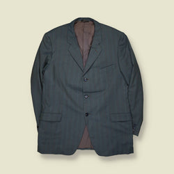 1970s | Fuse D’Oro | Pinstripe Blazer | Grey - M