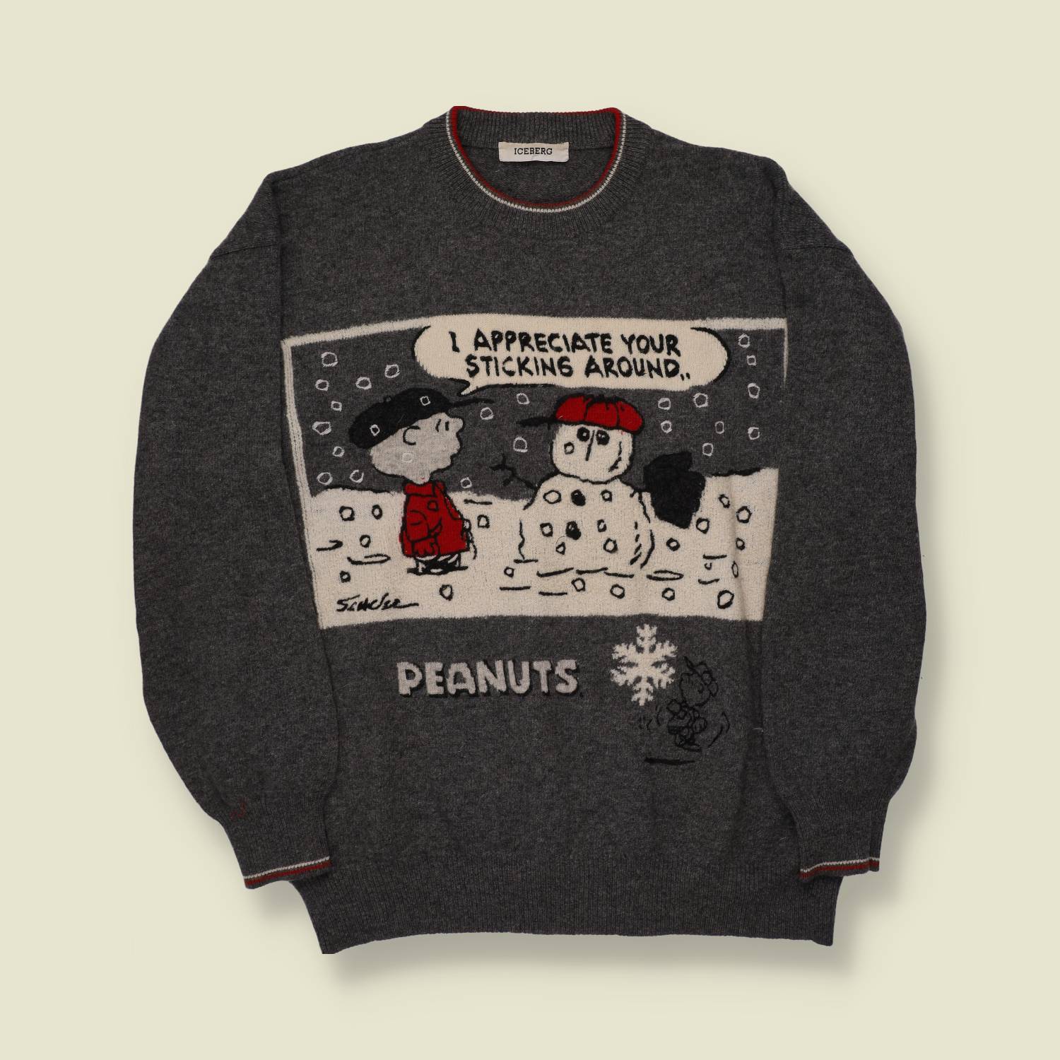 90s/00s Iceberg X Peanuts Knit - L