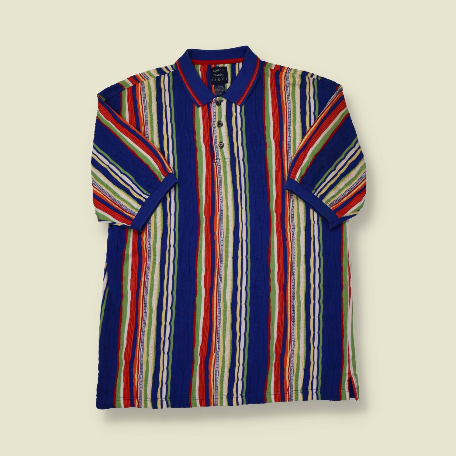 1990s Coogi Style Polo Knit - XL