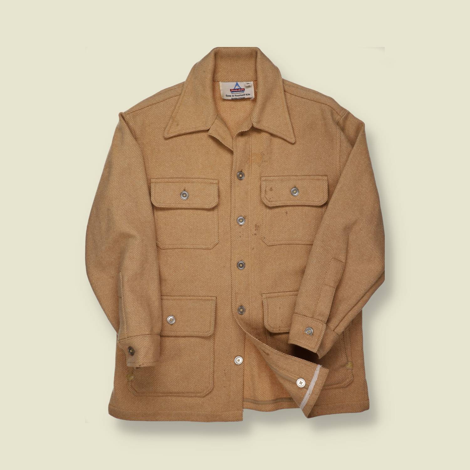 1970s Wool Overshirt - L