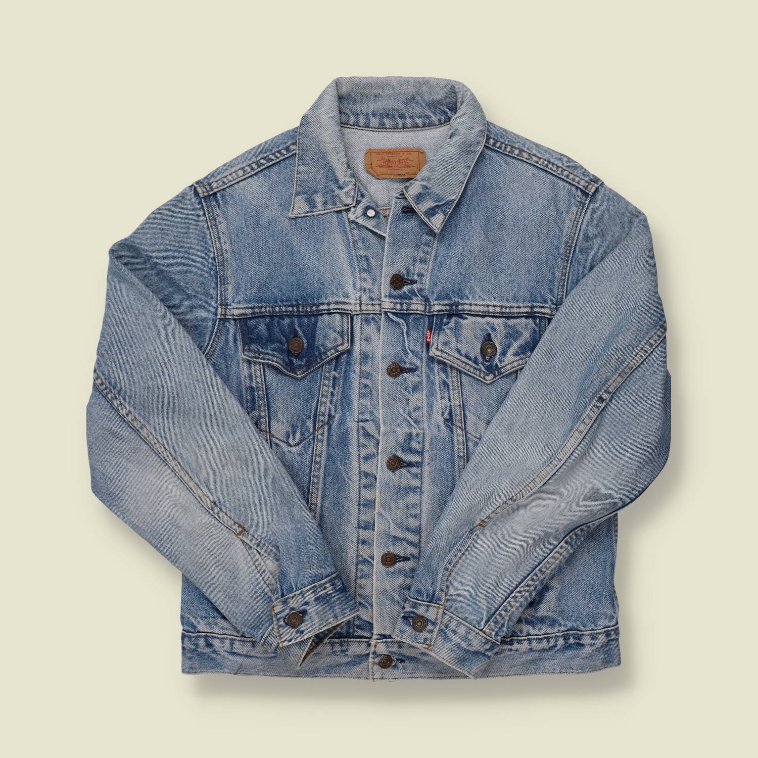 1980s Levi's Made in USA Denim Jacket - L