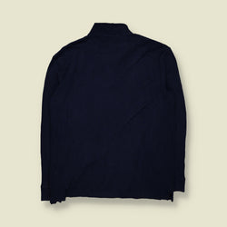 2000s | Ralph Lauren | Quarter Zip Sweatshirt | Navy Blue - 3XL