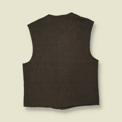 1990s | Emporio Armani | Knit Vest | Brown - S
