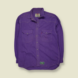 1990s | Levi’s | Western Shirt | Purple - L