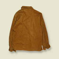 1960s | Le Chevron | Corduroy Smock Shirt | Brown - S