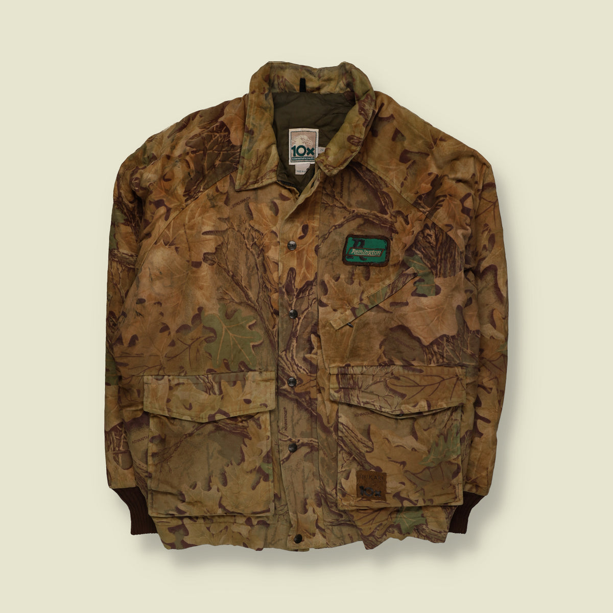 1990s | 10X Remington | Camo Hunting Jacket | Brown - 5XL