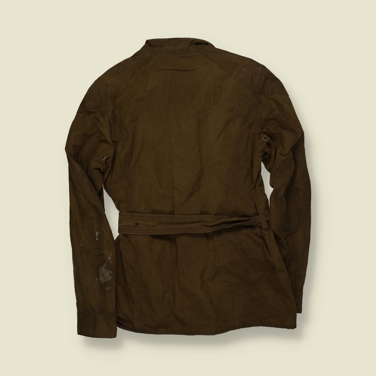 1990s | Belstaff | Waxed Cotton Trialmaster Jacket | Brown - XXS
