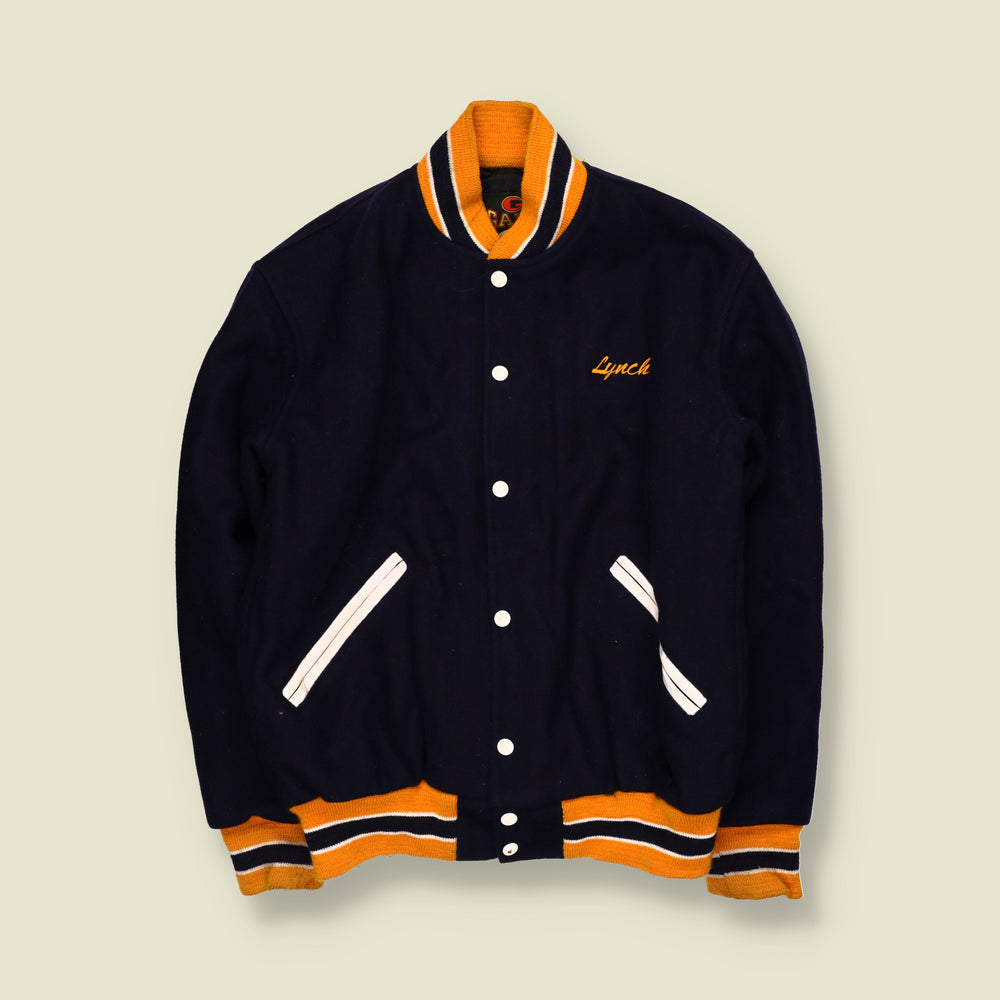1990s | Game | Varsity Jacket | Navy - M