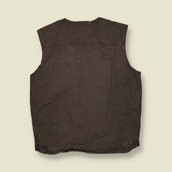 1990s | Cabela’s | Sherpa Lined Gilet | Brown - XL