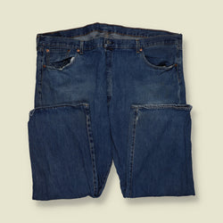 2000s | Levi's 501 Denim Jeans | Dark Blue - W50
